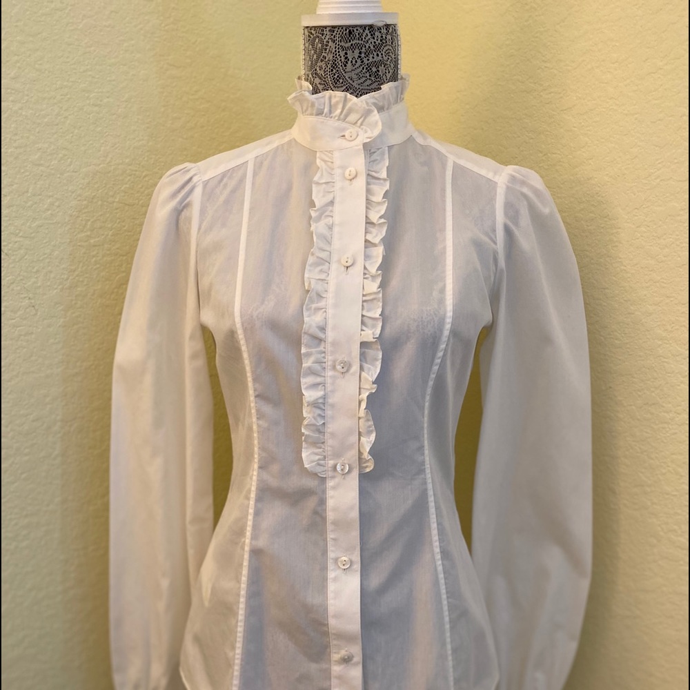 Dolce & Gabbana high neck blouse.